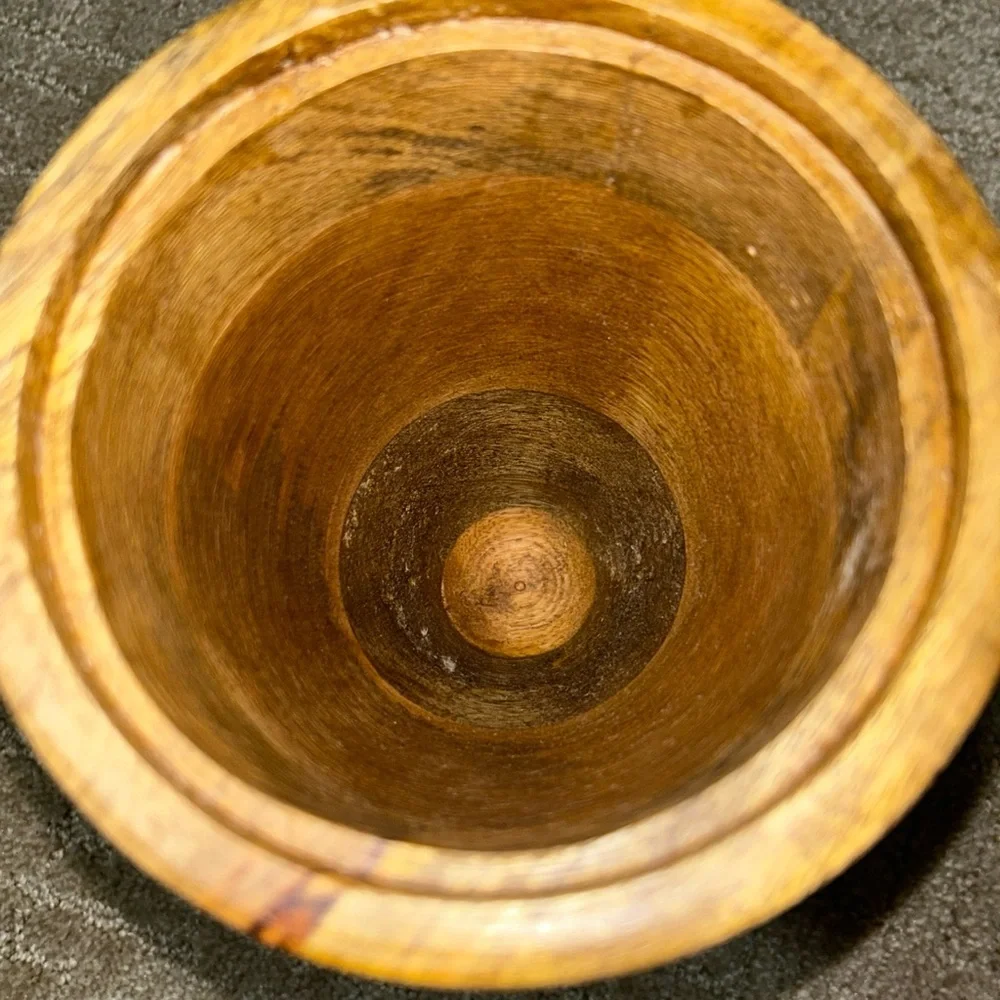 Threshold Wooden Vase Finial 9”